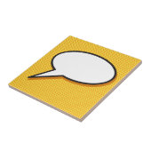Ihr Message Speech Bubble Fun Retro Comic Book Fliese (Seite)