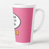 Ihr Message Speech Bubble Fun Retro Comic Book Milchtasse (Rechts)