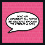 Ihr Message Speech Bubble Fun Retro Comic Book Poster<br><div class="desc">Fügen Sie Ihre eigene spezielle Nachricht hinzu. Ein lustiges, cooles und trendiges Retro-Comic Buch Pop art-inspiriert Design, das die Wanne, zap, pow in jedem Superhelden Tag. Ideal für Hochzeiten, Brautpartys, Babyduschen, Taufen, Verlobungsfeiern, Jubiläumsfeiern, Abschlüsse, Geburtstagsparty und andere besondere Veranstaltungen das ganze Jahr über! Ein cooles, trendiges und unterhaltsames Design, das...</div>