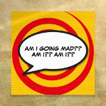 Ihr Message Speech Bubble Fun Retro Comic Book Poster<br><div class="desc">Passen Sie Ihren Namen oder Ihre Nachricht an, um ein einzigartiges Geschenk zu erstellen. Ein lustiges, cooles und trendiges Retro-Comic Buch Pop art-inspiriert Design, das die Wanne, zap, pow in den Tag legt. Das ideale Geschenk für Superhelden, Freunde, Familie oder als Leckerei für sich selbst. Entworfen von ComicBookPop© unter www.zazzle.com/comicbookpop*...</div>