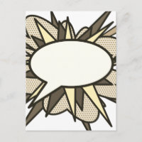 Ihr Message Speech Bubble Fun Retro Comic Book