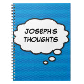 Ihr Message Thread Bubble Fun Retro Comic Book Notizblock (Vorderseite)