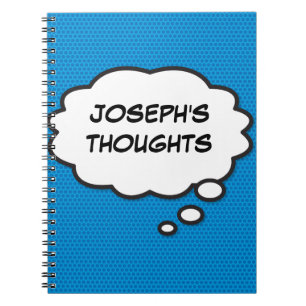 Ihr Message Thread Bubble Fun Retro Comic Book Notizblock