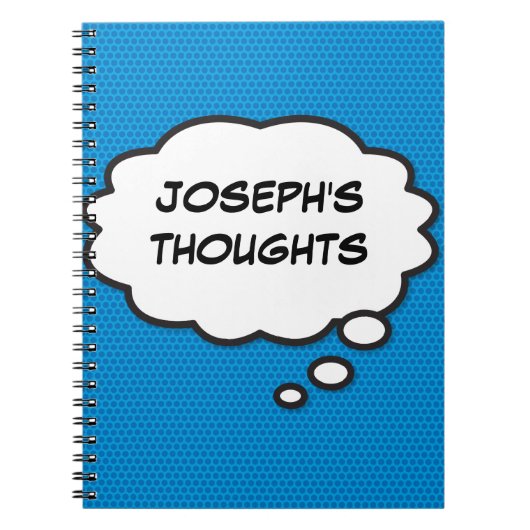 Ihr Message Thread Bubble Fun Retro Comic Book Notizblock (Vorderseite)