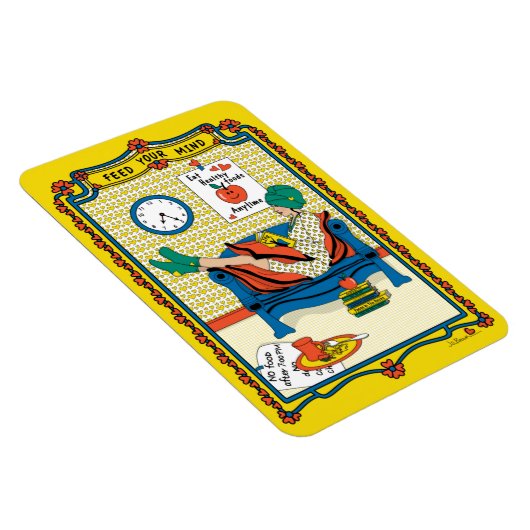 Ihr Mind_B_4x6 Kühlschrank Magnet gefüttert (Rechte Seite)