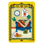 Ihr Mind_B_4x6 Kühlschrank Magnet gefüttert (Vertikal)