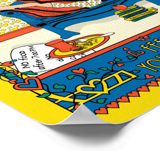 Ihr Mind_B_8x10-Poster gefüttert Poster (Ecke)