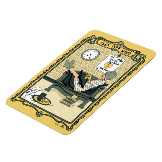 Ihr Mind_C_4x6 Kühlschrank Magnet gefüttert (Linke Seite)