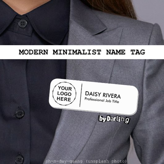 Ihr Minimalistisches Logo Namensschild