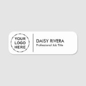 Ihr Minimalistisches Logo Namensschild (Vorderseite)