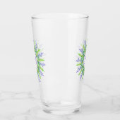 Ihr Monogramm aus Leaf-Rahmen-Druckglas Glas (Links)