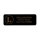 Ihr Monogramm Classic Black and Gold (Vorne)