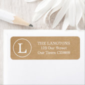 Ihr Monogramm Classic Rustic Kraft (Insitu)