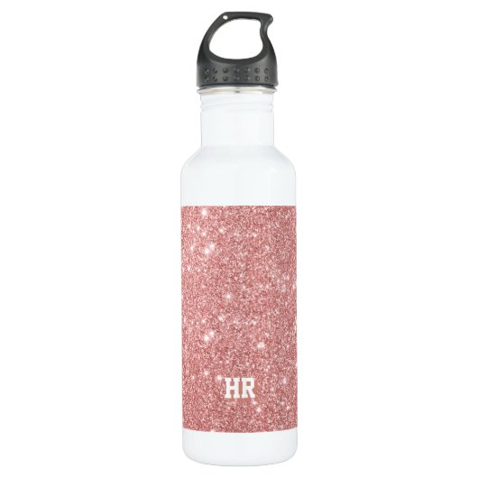 IHR MONOGRAMM elegantes Trinkflasche (Vorderseite)