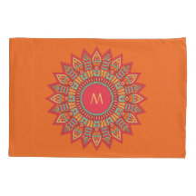 Ihr Monogramm in Boho-Frame-Kissen