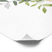 Ihr Monogramm in einem benutzerdefinierten Blume-R Poster (Ecke)