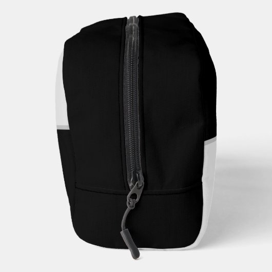 Ihr Monogramm in Schwarzweiß Waschbeutel (Rechts)