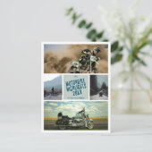 Ihr Motorradmotorrad-Foto Postkarte (Stehend Vorderseite)