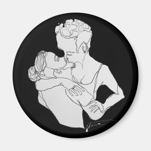 Ihr Mund ist ein Kartenmagnet Magnet (Vorne)