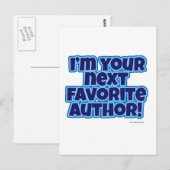 Ihr nächster Lieblingsschriftsteller Postkarte (Vorne/Hinten)