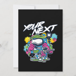 Ihr nächster Paintball Paintball Spieler Spielmark Einladung