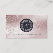 Ihr nächster Termin Elegante Abstrakte Rose Gold (Rückseite)