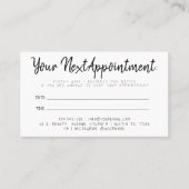Ihr nächster Termin Erinnerung Friseur Stylist (Vorderseite)