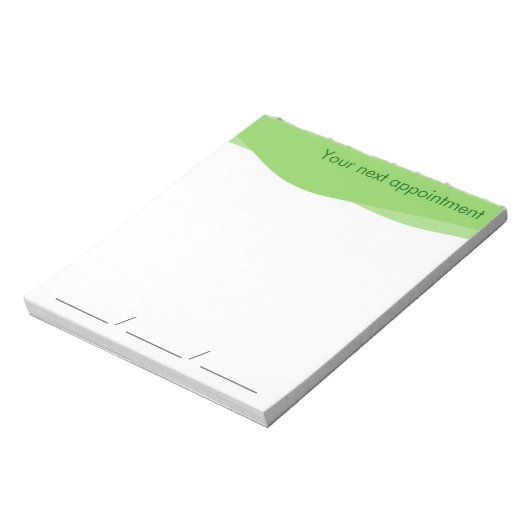 Ihr nächster Termin Notepad Notizblock (Rotiert)