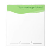 Ihr nächster Termin Notepad Notizblock (Vorderseite)