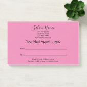 Ihr nächster Termin Schönheitssalon Rosa und Schwa Post-it Klebezettel (Büro)