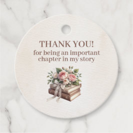 Ihr nächstes Kapitel beginnt, Storybook Danke  Geschenkanhänger