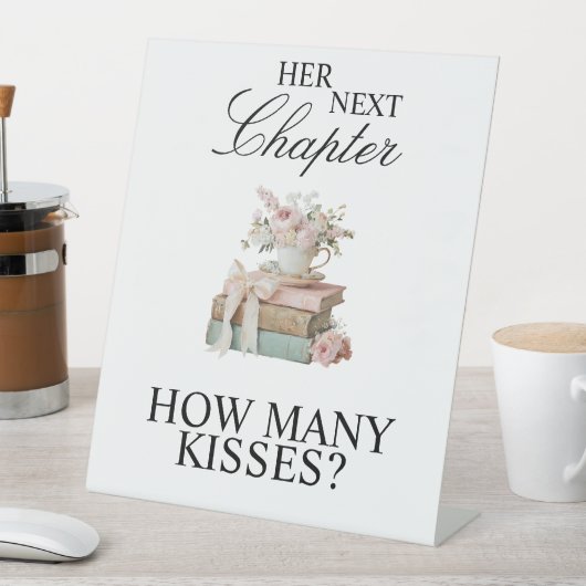 Ihr nächstes Kapitel Brause-Tisch-Schild Sockelschild (In Situ)