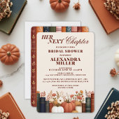 Ihr nächstes Kapitel Fall Pumpkin Buch Thema Brida Einladung