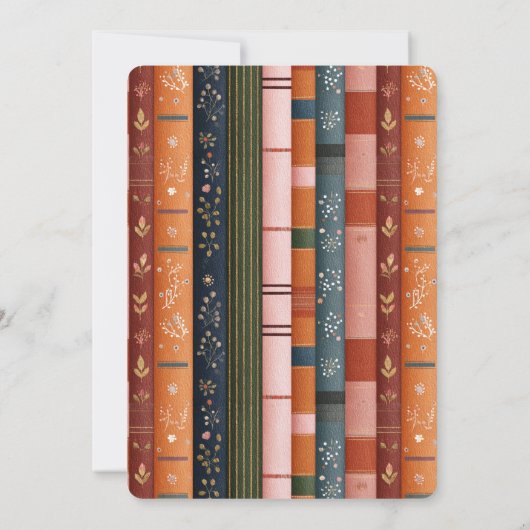 Ihr nächstes Kapitel Fall Storybook-Brautparty Einladung (Rückseite)