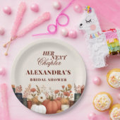 Ihr nächstes Kapitel Herbstbuch Brautparty Pappteller (Party)