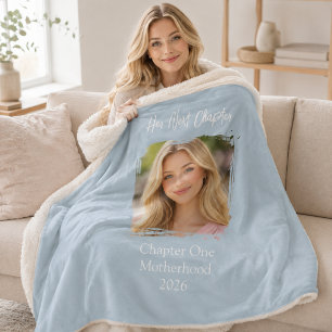 Ihr nächstes Kapitel Mutter Mama Foto Staubblau Sherpadecke