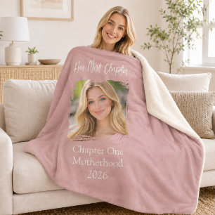 Ihr nächstes Kapitel Mutter Mutti Foto Dusty Rose Sherpadecke