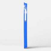 "Ihr Name" (10 Buchstaben) Regenbogenaqua Case-Mate iPhone Hülle (Rückseite / Links)