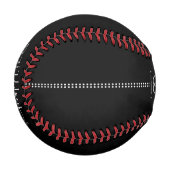 Ihr Name als Alien Glyphen Unique Black Baseball (Vorderseite Links)
