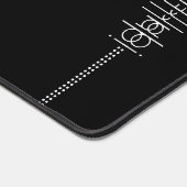 Ihr Name als Alien Glyphen Unique Black Schreibtischunterlage (Ecke)