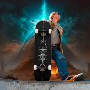 Ihr Name als Alien Glyphs Skateboard