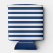Ihr Name Anchor & Oars Navy Blau Streifen Dosenkühler (Rückseite)