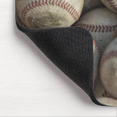 Ihr Name Anpassbare Baseball-Kunst Mousepad (Ecke)