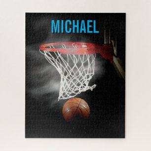 Ihr Name Anpassbare Basketball-Kunst Pop Art Puzzle