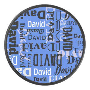 Ihr NAME Anpassbare farbige Mens Hockey Puck