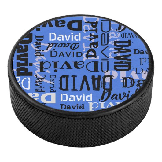 Ihr NAME Anpassbare farbige Mens Hockey Puck (3/4)