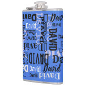 Ihr NAME Anpassbarer Trinkbehälter für Flaschen Al Flachmann (Links)