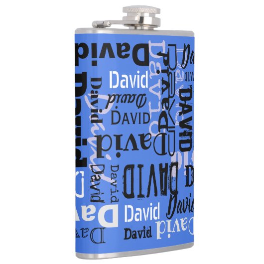 Ihr NAME Anpassbarer Trinkbehälter für Flaschen Al Flachmann (Rechts)