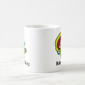 Ihr Name Astronaut Boy in Spacesuit Kaffeetasse (Mittel)