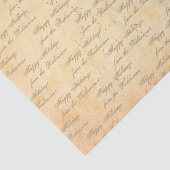 Ihr Name auf Antiqued Seidenpapier (Ausschnitt)